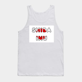 shiba inu flag in name Tank Top